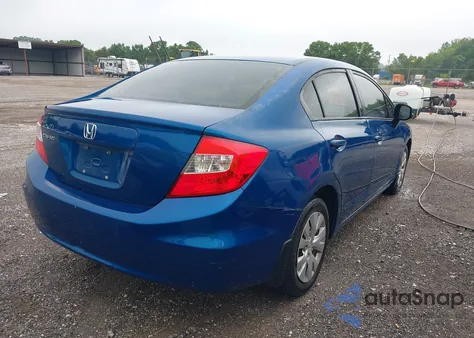 2012 Honda Civic Lx from USA, damaged, VIN 2HGFB2F5XCH538595